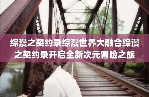 综漫之契约录综漫世界大融合综漫之契约录开启全新次元冒险之旅