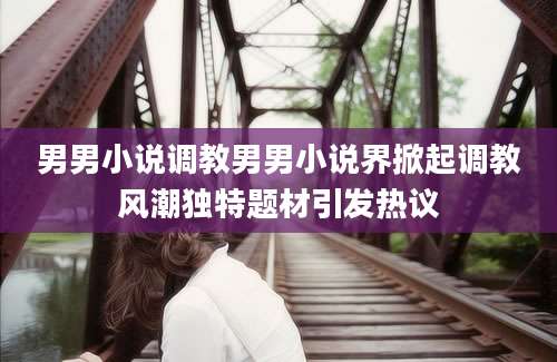男男小说调教男男小说界掀起调教风潮独特题材引发热议