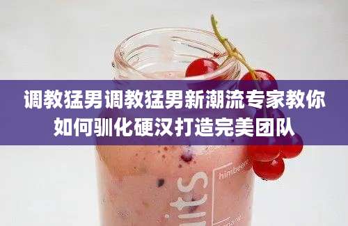 调教猛男调教猛男新潮流专家教你如何驯化硬汉打造完美团队