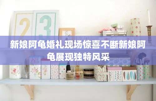 新娘阿龟婚礼现场惊喜不断新娘阿龟展现独特风采
