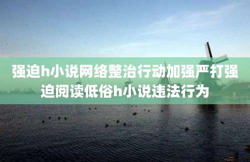 强迫h小说网络整治行动加强严打强迫阅读低俗h小说违法行为