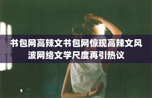 书包网高辣文书包网惊现高辣文风波网络文学尺度再引热议