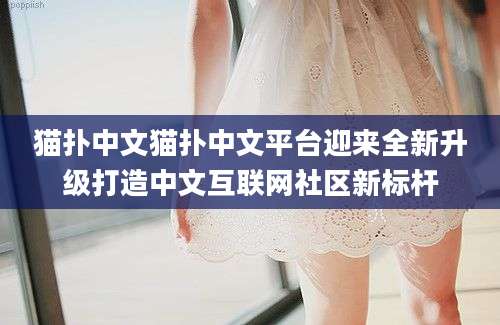 猫扑中文猫扑中文平台迎来全新升级打造中文互联网社区新标杆