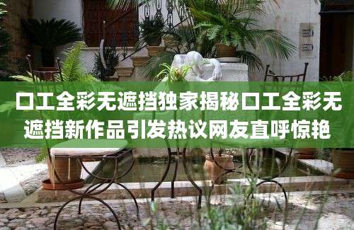 口工全彩无遮挡独家揭秘口工全彩无遮挡新作品引发热议网友直呼惊艳