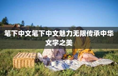 笔下中文笔下中文魅力无限传承中华文字之美