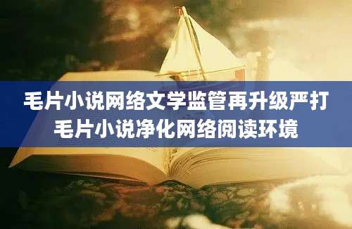 毛片小说网络文学监管再升级严打毛片小说净化网络阅读环境