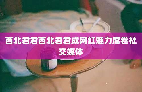 西北君君西北君君成网红魅力席卷社交媒体