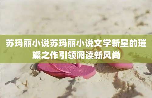苏玛丽小说苏玛丽小说文学新星的璀璨之作引领阅读新风尚