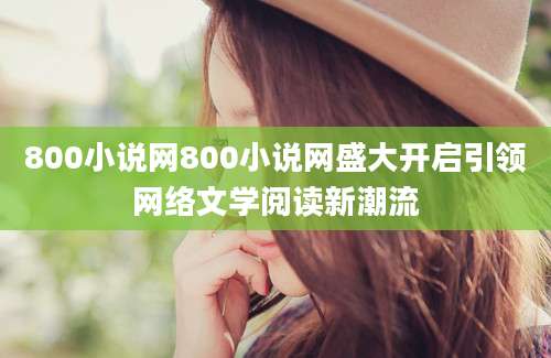 800小说网800小说网盛大开启引领网络文学阅读新潮流