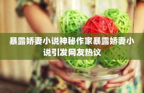 暴露娇妻小说神秘作家暴露娇妻小说引发网友热议