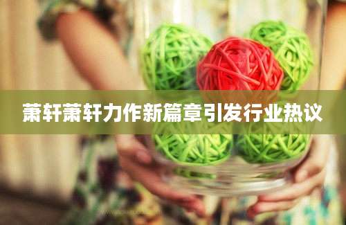 萧轩萧轩力作新篇章引发行业热议