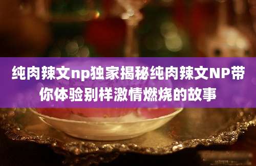纯肉辣文np独家揭秘纯肉辣文NP带你体验别样激情燃烧的故事