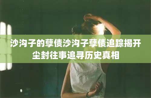 沙沟子的孽债沙沟子孽债追踪揭开尘封往事追寻历史真相