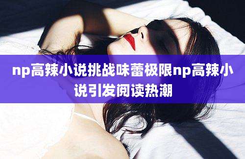 np高辣小说挑战味蕾极限np高辣小说引发阅读热潮