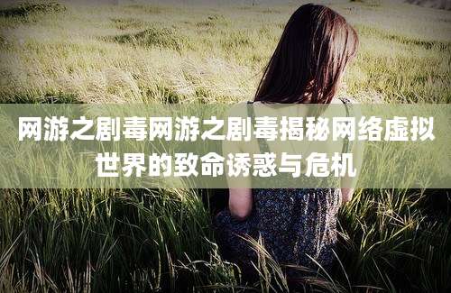 网游之剧毒网游之剧毒揭秘网络虚拟世界的致命诱惑与危机
