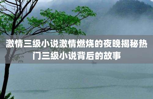 激情三级小说激情燃烧的夜晚揭秘热门三级小说背后的故事