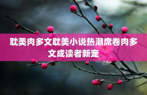 耽美肉多文耽美小说热潮席卷肉多文成读者新宠
