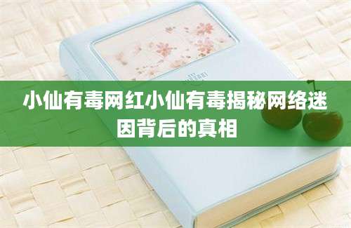 小仙有毒网红小仙有毒揭秘网络迷因背后的真相