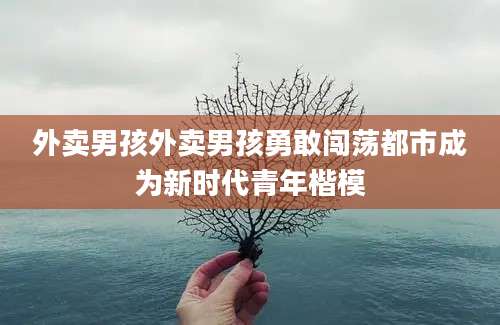 外卖男孩外卖男孩勇敢闯荡都市成为新时代青年楷模