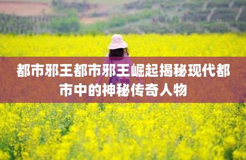 都市邪王都市邪王崛起揭秘现代都市中的神秘传奇人物