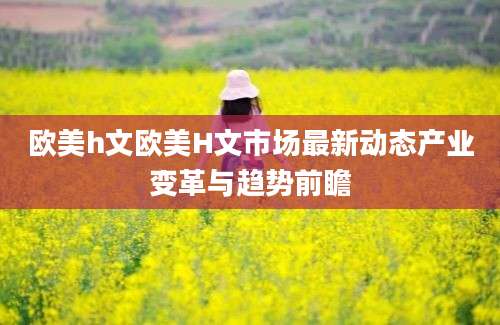 欧美h文欧美H文市场最新动态产业变革与趋势前瞻