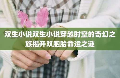 双生小说双生小说穿越时空的奇幻之旅揭开双胞胎命运之谜