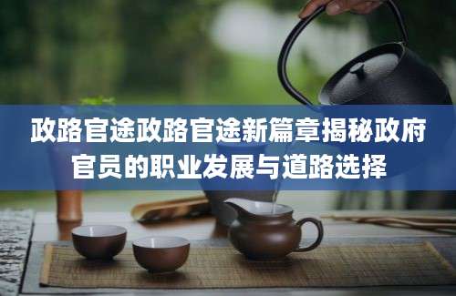 政路官途政路官途新篇章揭秘政府官员的职业发展与道路选择