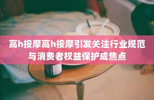 高h按摩高h按摩引发关注行业规范与消费者权益保护成焦点