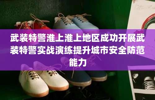 武装特警淮上淮上地区成功开展武装特警实战演练提升城市安全防范能力