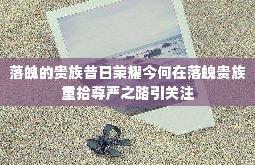 落魄的贵族昔日荣耀今何在落魄贵族重拾尊严之路引关注
