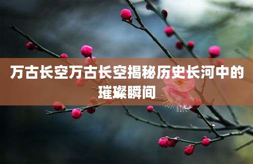 万古长空万古长空揭秘历史长河中的璀璨瞬间