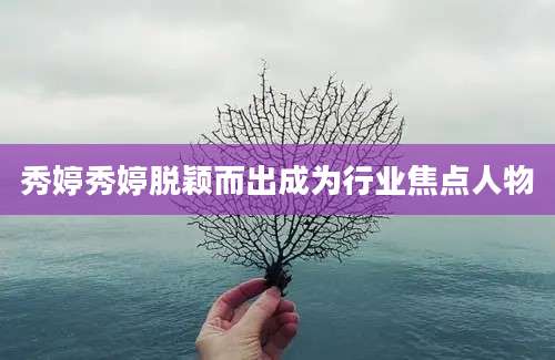 秀婷秀婷脱颖而出成为行业焦点人物