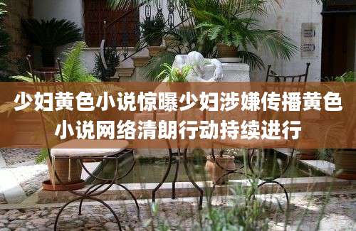 少妇黄色小说惊曝少妇涉嫌传播黄色小说网络清朗行动持续进行
