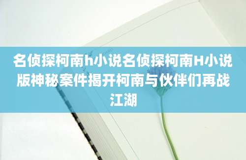 名侦探柯南h小说名侦探柯南H小说版神秘案件揭开柯南与伙伴们再战江湖