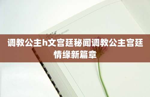 调教公主h文宫廷秘闻调教公主宫廷情缘新篇章
