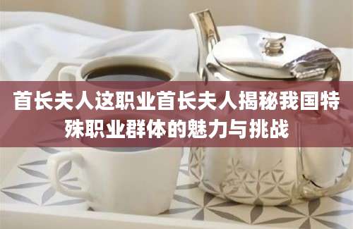 首长夫人这职业首长夫人揭秘我国特殊职业群体的魅力与挑战