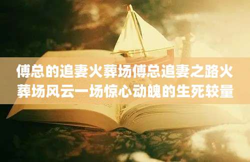 傅总的追妻火葬场傅总追妻之路火葬场风云一场惊心动魄的生死较量