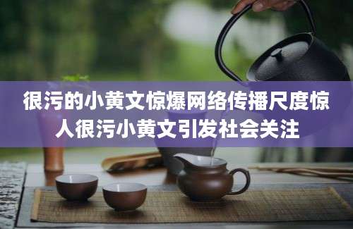 很污的小黄文惊爆网络传播尺度惊人很污小黄文引发社会关注