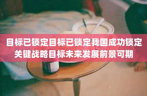 目标已锁定目标已锁定我国成功锁定关键战略目标未来发展前景可期