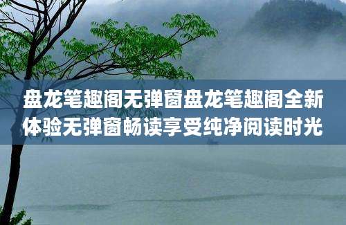 盘龙笔趣阁无弹窗盘龙笔趣阁全新体验无弹窗畅读享受纯净阅读时光