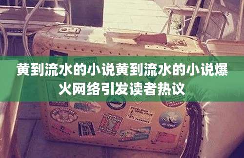 黄到流水的小说黄到流水的小说爆火网络引发读者热议