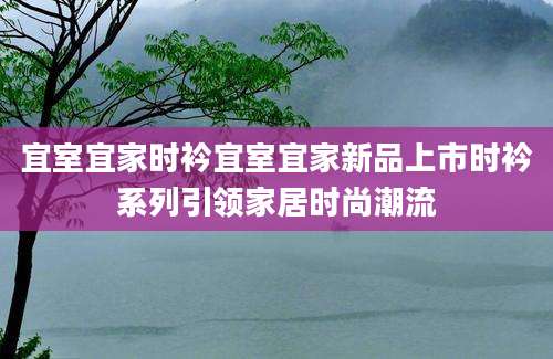 宜室宜家时衿宜室宜家新品上市时衿系列引领家居时尚潮流