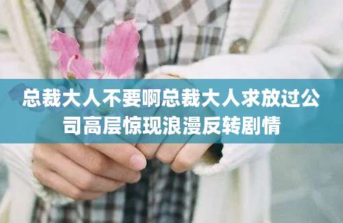 总裁大人不要啊总裁大人求放过公司高层惊现浪漫反转剧情