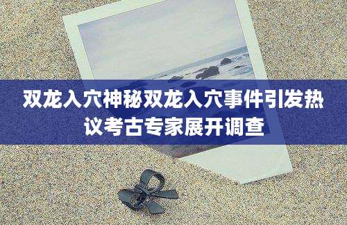 双龙入穴神秘双龙入穴事件引发热议考古专家展开调查