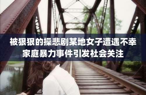 被狠狠的操悲剧某地女子遭遇不幸家庭暴力事件引发社会关注