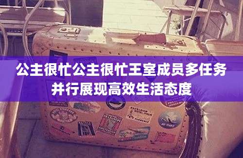 公主很忙公主很忙王室成员多任务并行展现高效生活态度