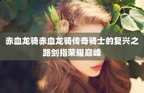 赤血龙骑赤血龙骑传奇骑士的复兴之路剑指荣耀巅峰