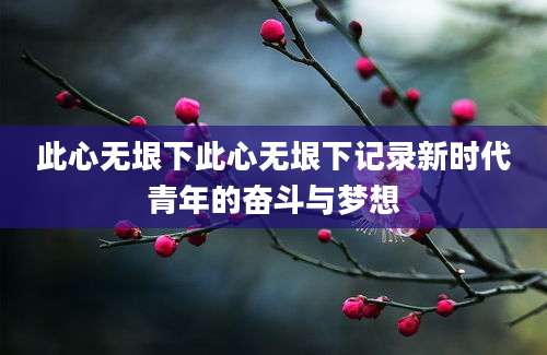 此心无垠下此心无垠下记录新时代青年的奋斗与梦想