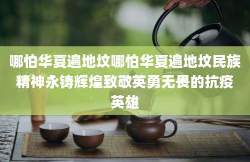 哪怕华夏遍地坟哪怕华夏遍地坟民族精神永铸辉煌致敬英勇无畏的抗疫英雄