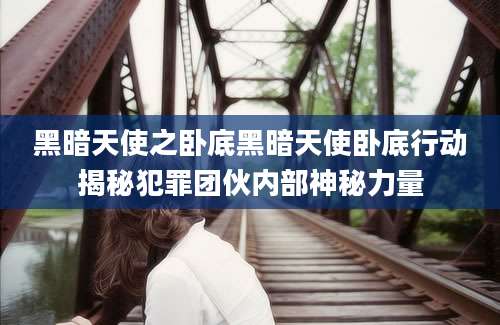 黑暗天使之卧底黑暗天使卧底行动揭秘犯罪团伙内部神秘力量